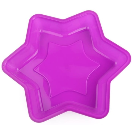 খাদ্য গ্রেড সিলিকন বেকিং ট্রে, সিলিকন Bakeware ছাঁচ Hexagram কাস্টম ডিজাইন