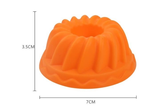 স্ক্রু আকার সিলিকন Cupcake Moulds কিডস অনুকূল ইকো বন্ধুত্বপূর্ণ ফ্রিজার নিরাপদ