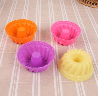 স্ক্রু আকার সিলিকন Cupcake Moulds কিডস অনুকূল ইকো বন্ধুত্বপূর্ণ ফ্রিজার নিরাপদ