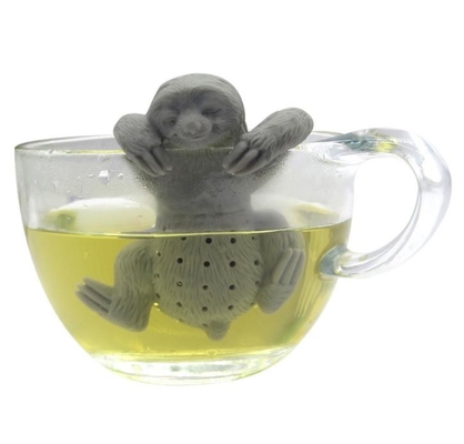 পশু মসৃণ আকৃতির গ্রে রঙ খাদ্য গ্রেড সিলিকন চা infuser BPA বিনামূল্যে