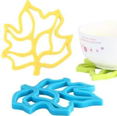 লিফ আকার সিলিকন Kitchenware পণ্য ঠালা নকশা হার্ড প্লাস্টিক